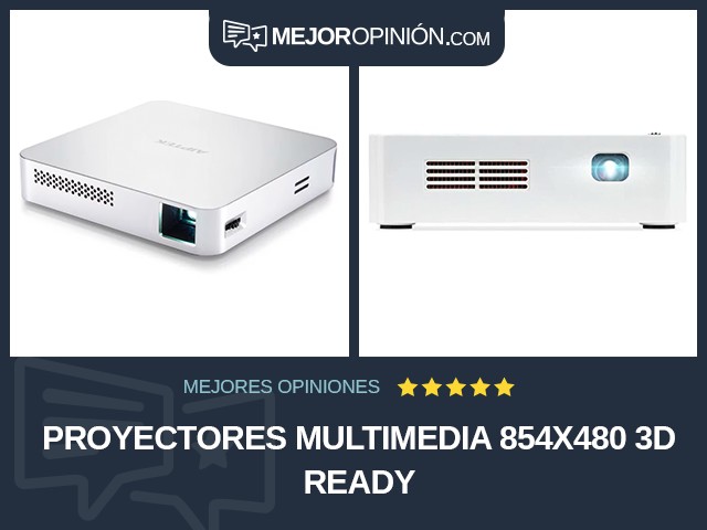 Proyectores multimedia 854x480 3D Ready