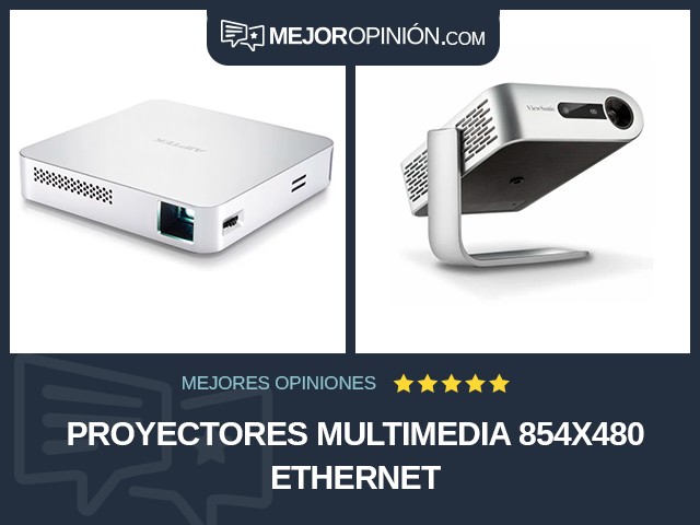 Proyectores multimedia 854x480 Ethernet