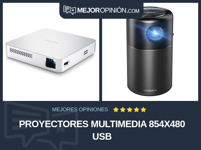 Proyectores multimedia 854x480 USB