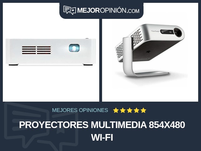 Proyectores multimedia 854x480 Wi-Fi