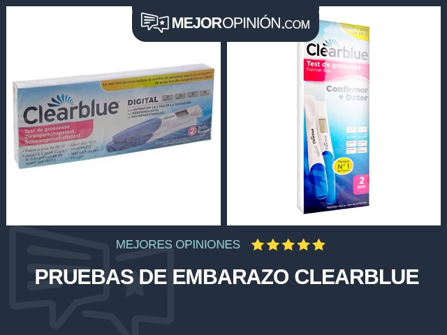 Pruebas de embarazo Clearblue