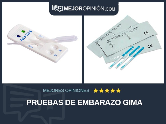 Pruebas de embarazo GIMA