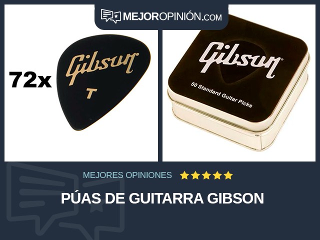 Púas de guitarra Gibson
