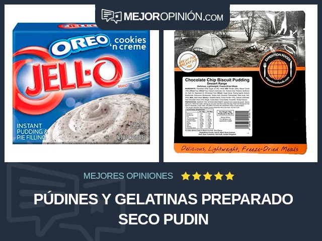 Púdines y gelatinas Preparado seco Pudin
