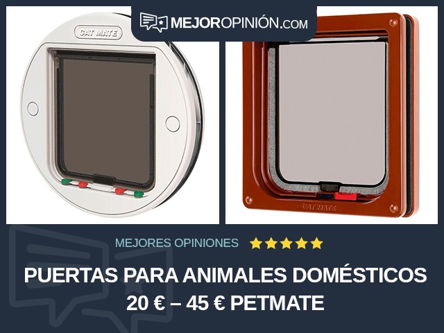 Puertas para animales domésticos 20 € – 45 € Petmate