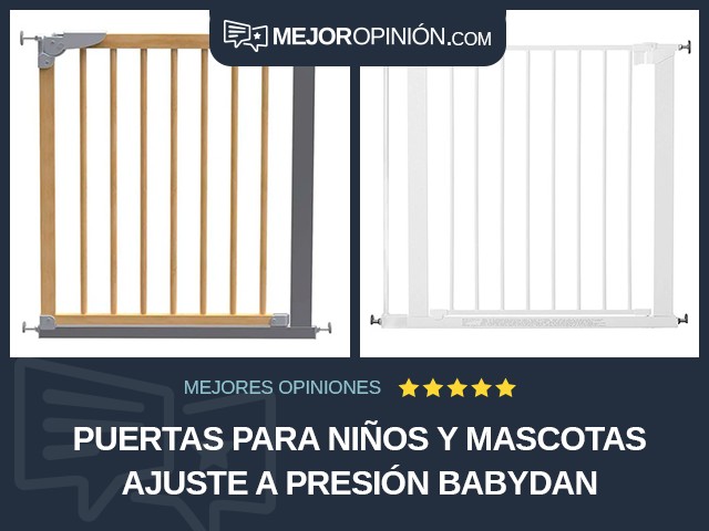 Puertas para niños y mascotas Ajuste a presión BabyDan