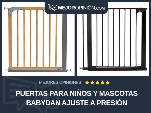 Puertas para niños y mascotas BabyDan Ajuste a presión