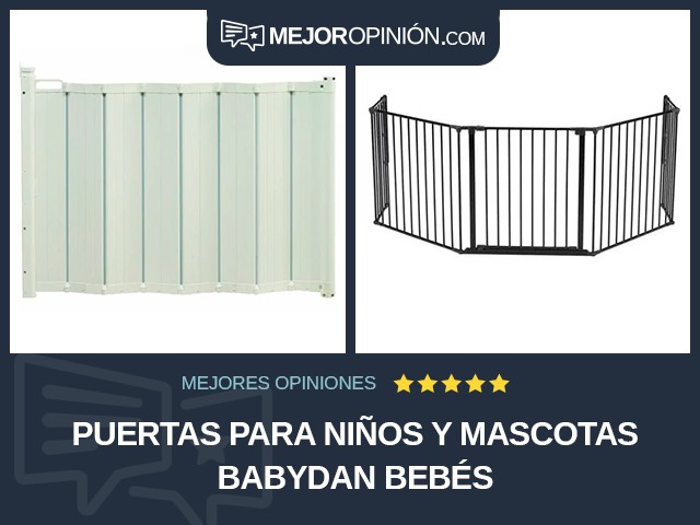 Puertas para niños y mascotas BabyDan Bebés