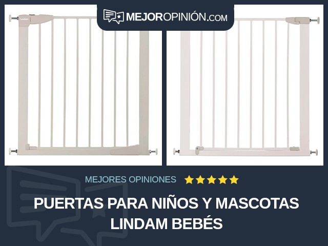 Puertas para niños y mascotas Lindam Bebés