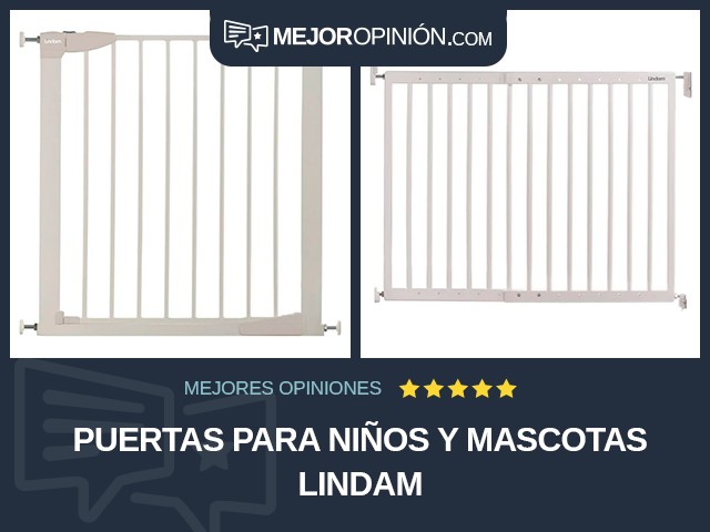 Puertas para niños y mascotas Lindam