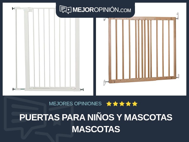 Puertas para niños y mascotas Mascotas