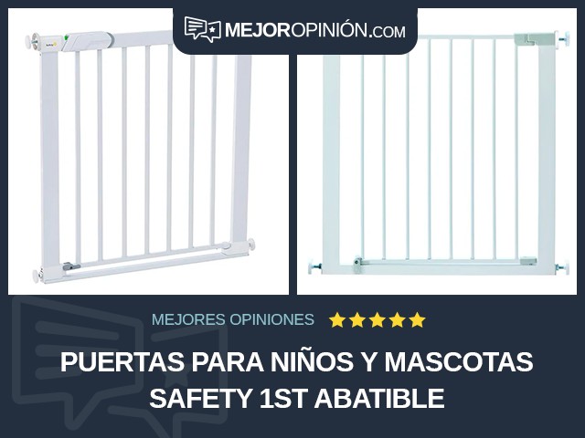 Puertas para niños y mascotas Safety 1st Abatible