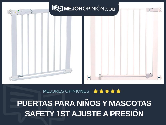 Puertas para niños y mascotas Safety 1st Ajuste a presión