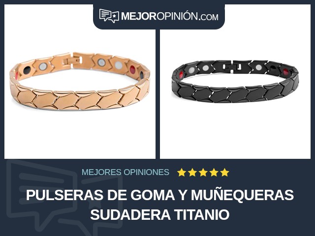 Pulseras de goma y muñequeras sudadera Titanio