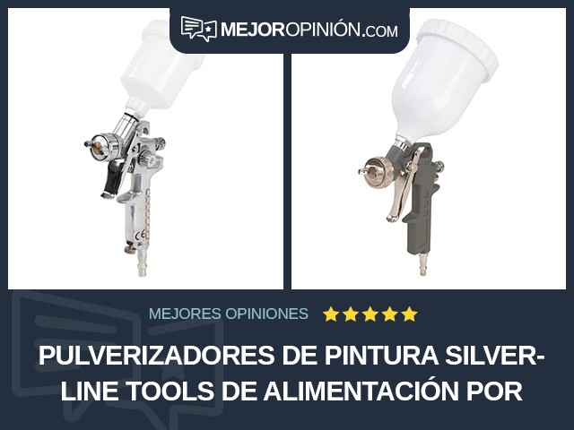 Pulverizadores de pintura Silverline Tools De alimentación por gravedad