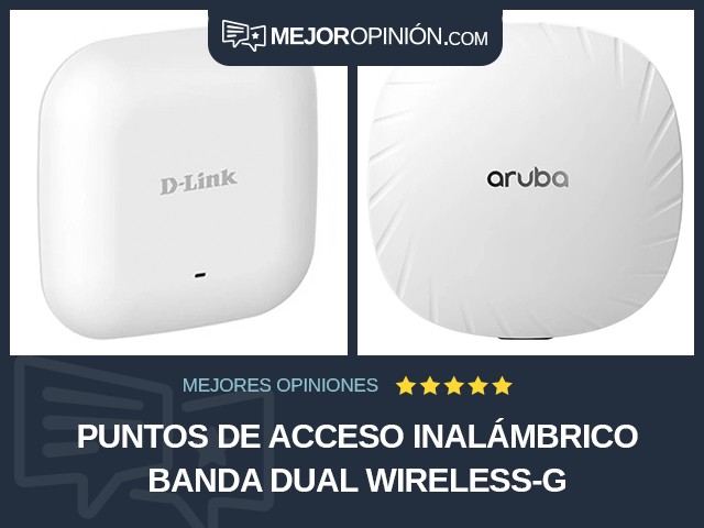 Puntos de acceso inalámbrico Banda dual Wireless-G