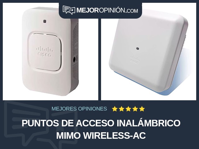 Puntos de acceso inalámbrico MIMO Wireless-AC