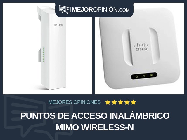 Puntos de acceso inalámbrico MIMO Wireless-N
