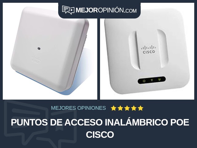 Puntos de acceso inalámbrico PoE Cisco