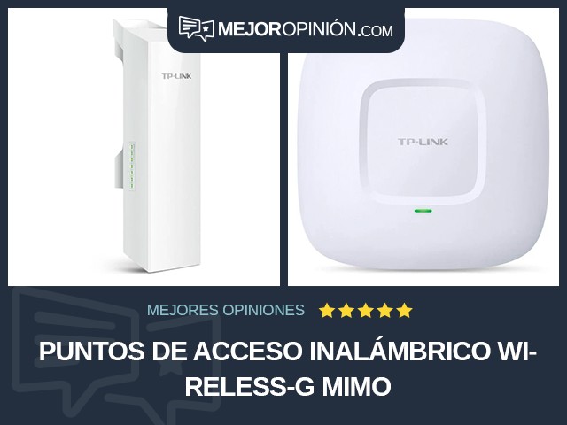 Puntos de acceso inalámbrico Wireless-G MIMO