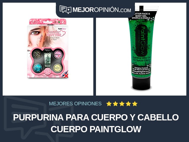 Purpurina para cuerpo y cabello Cuerpo PaintGlow