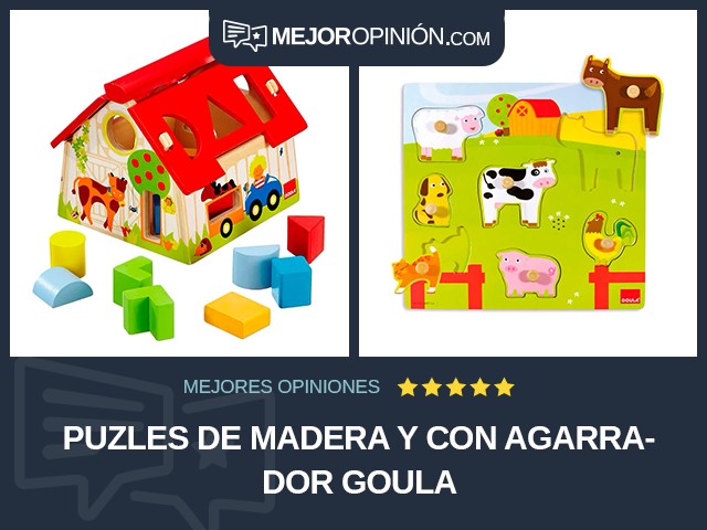 Puzles de madera y con agarrador Goula