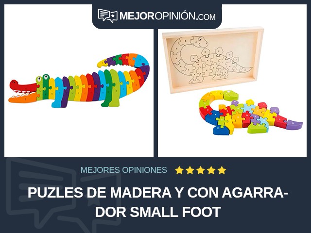 Puzles de madera y con agarrador small foot