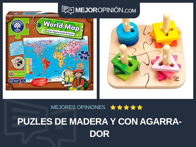 Puzles de madera y con agarrador