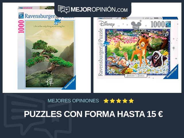 Puzzles Con forma Hasta 15 €