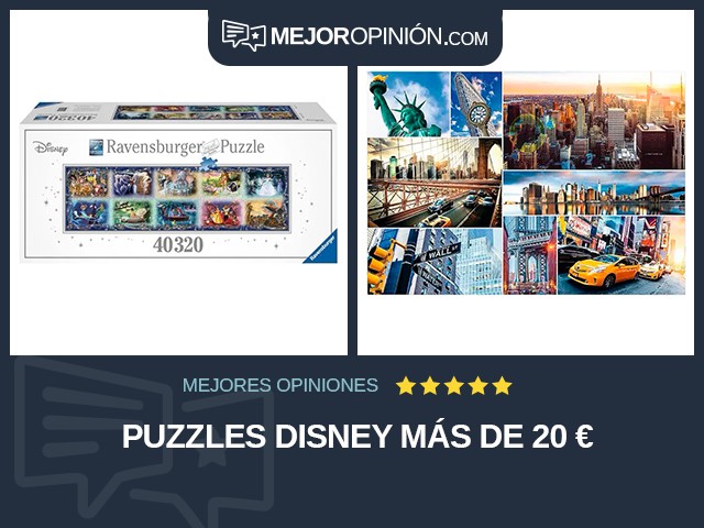 Puzzles Disney Más de 20 €
