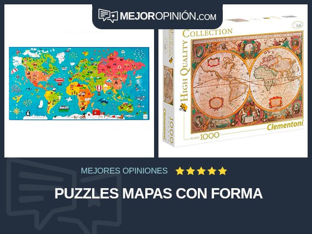 Puzzles Mapas Con forma