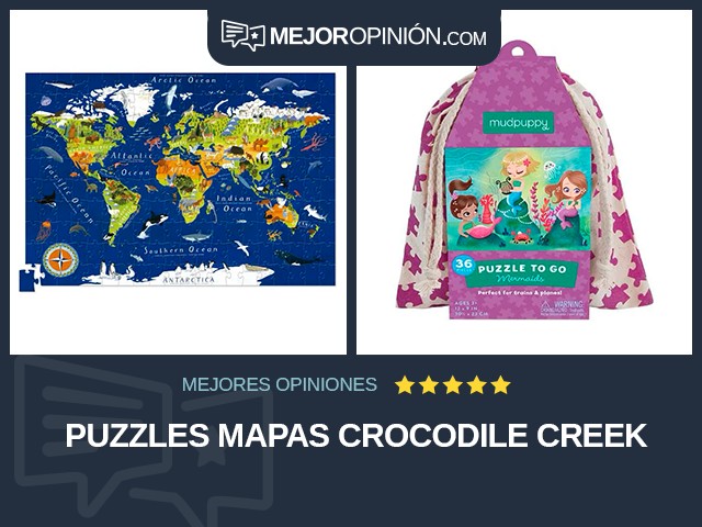 Puzzles Mapas Crocodile Creek