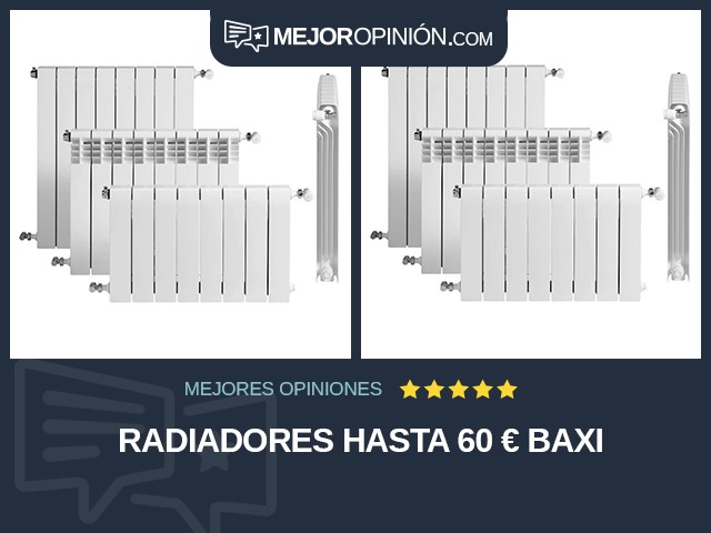 Radiadores Hasta 60 € Baxi