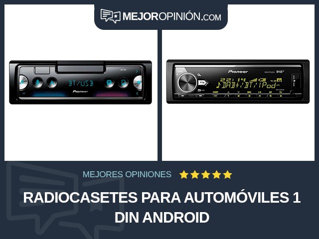 Radiocasetes para automóviles 1 DIN Android