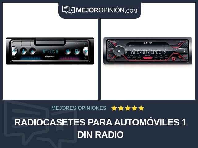 Radiocasetes para automóviles 1 DIN Radio