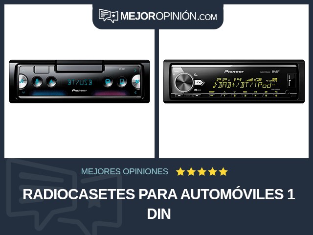 Radiocasetes para automóviles 1 DIN