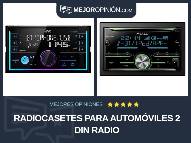 Radiocasetes para automóviles 2 DIN Radio