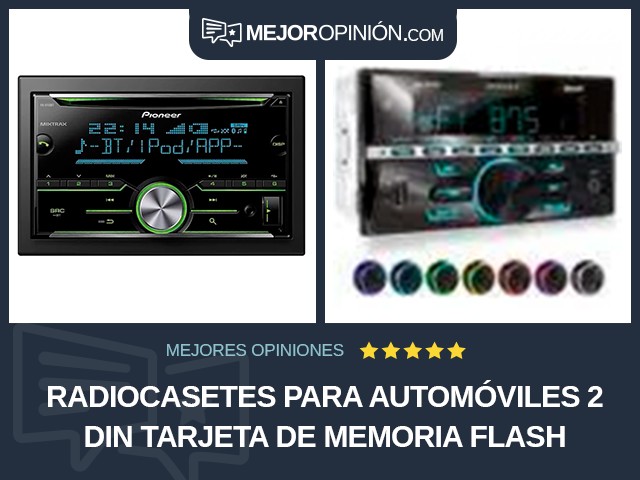 Radiocasetes para automóviles 2 DIN Tarjeta de memoria flash