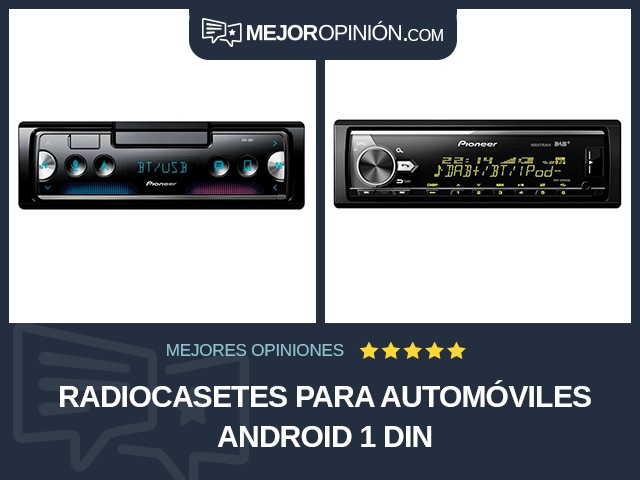 Radiocasetes para automóviles Android 1 DIN