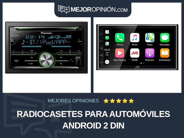 Radiocasetes para automóviles Android 2 DIN