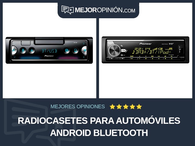 Radiocasetes para automóviles Android Bluetooth
