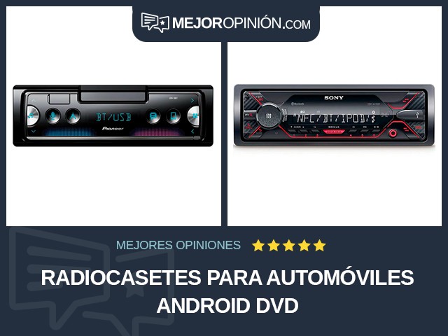 Radiocasetes para automóviles Android DVD
