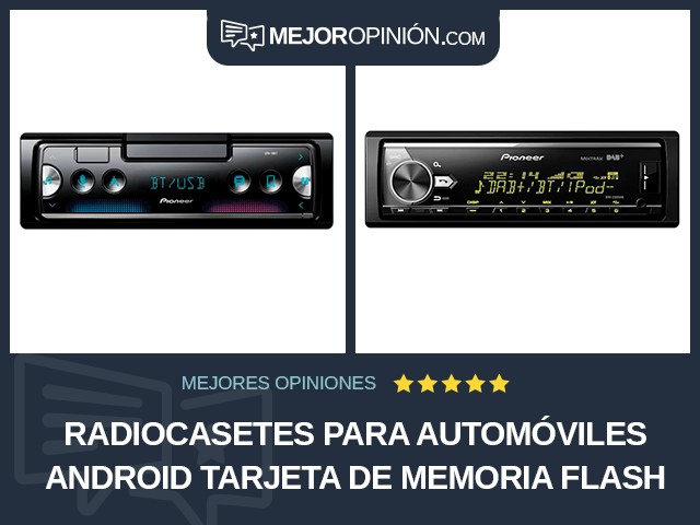 Radiocasetes para automóviles Android Tarjeta de memoria flash