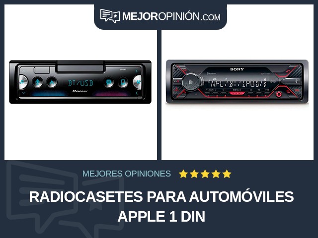 Radiocasetes para automóviles Apple 1 DIN