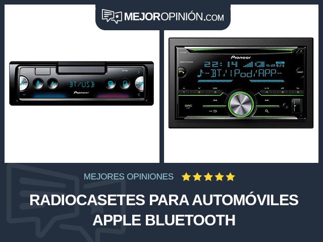 Radiocasetes para automóviles Apple Bluetooth