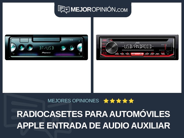 Radiocasetes para automóviles Apple Entrada de audio auxiliar