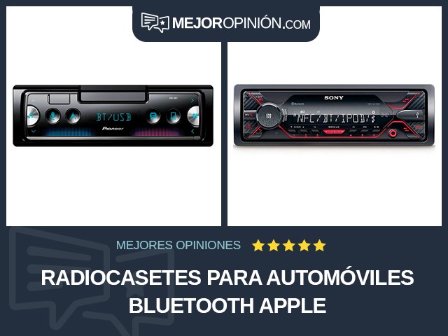 Radiocasetes para automóviles Bluetooth Apple