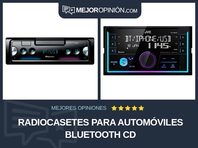 Radiocasetes para automóviles Bluetooth CD