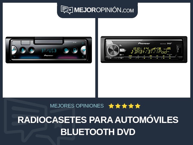 Radiocasetes para automóviles Bluetooth DVD