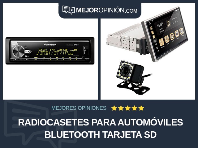 Radiocasetes para automóviles Bluetooth Tarjeta SD